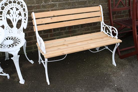 Small garden bench